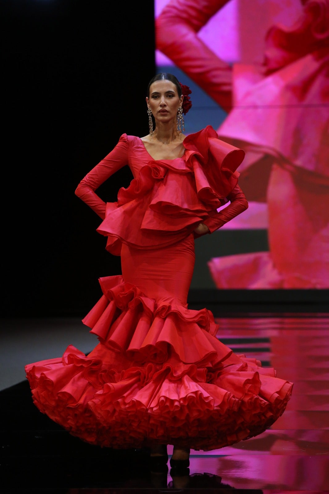 Detalle del desfile de Juan Hurtado Revidiego