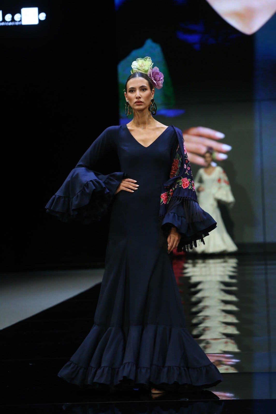 Detalle del desfile de Raquel Bollo