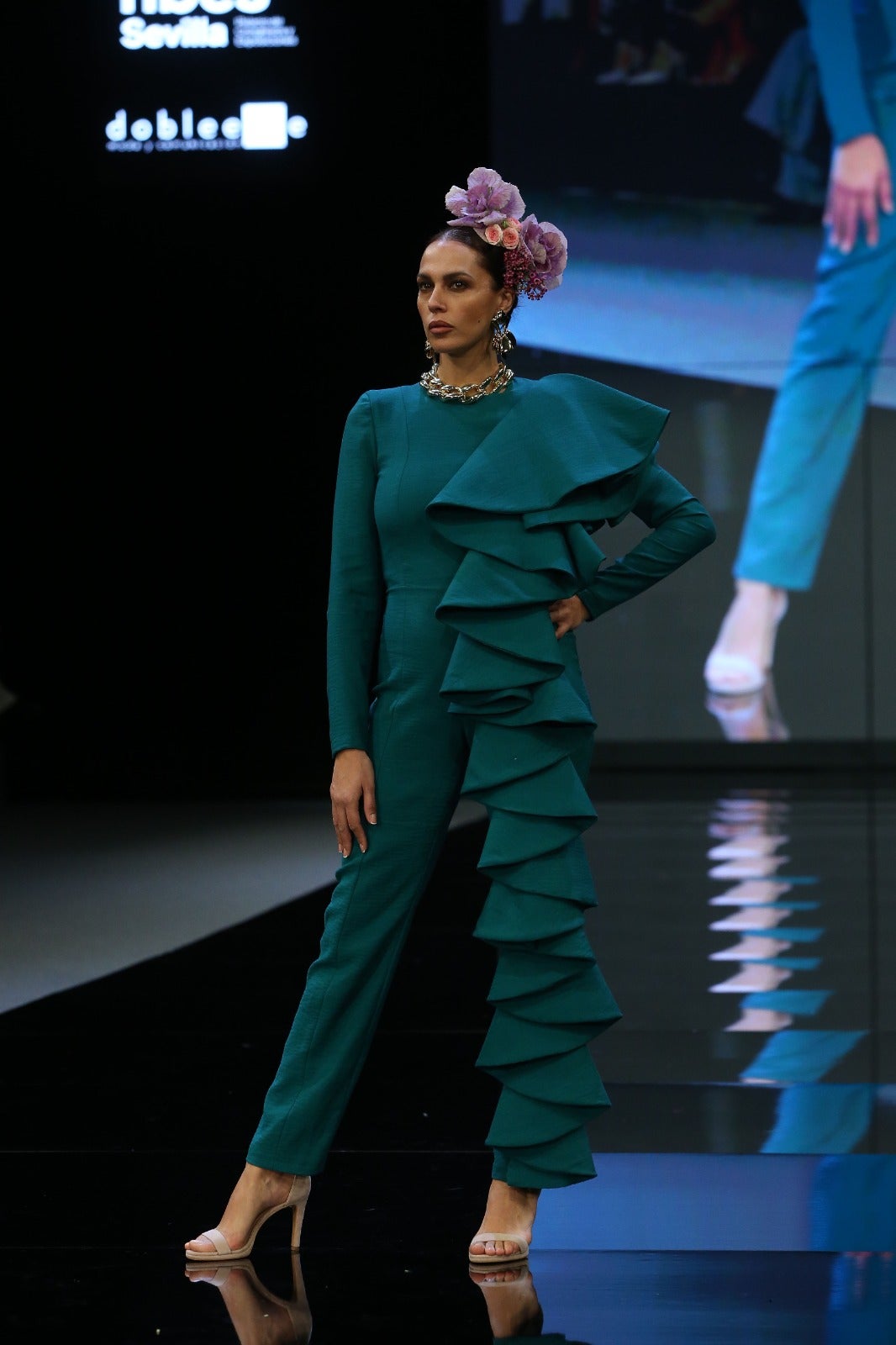 Detalle del desfile de Raquel Bollo