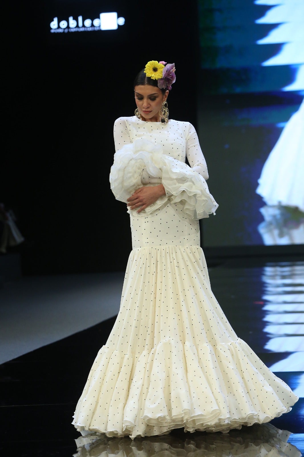 Detalle del desfile de Raquel Bollo