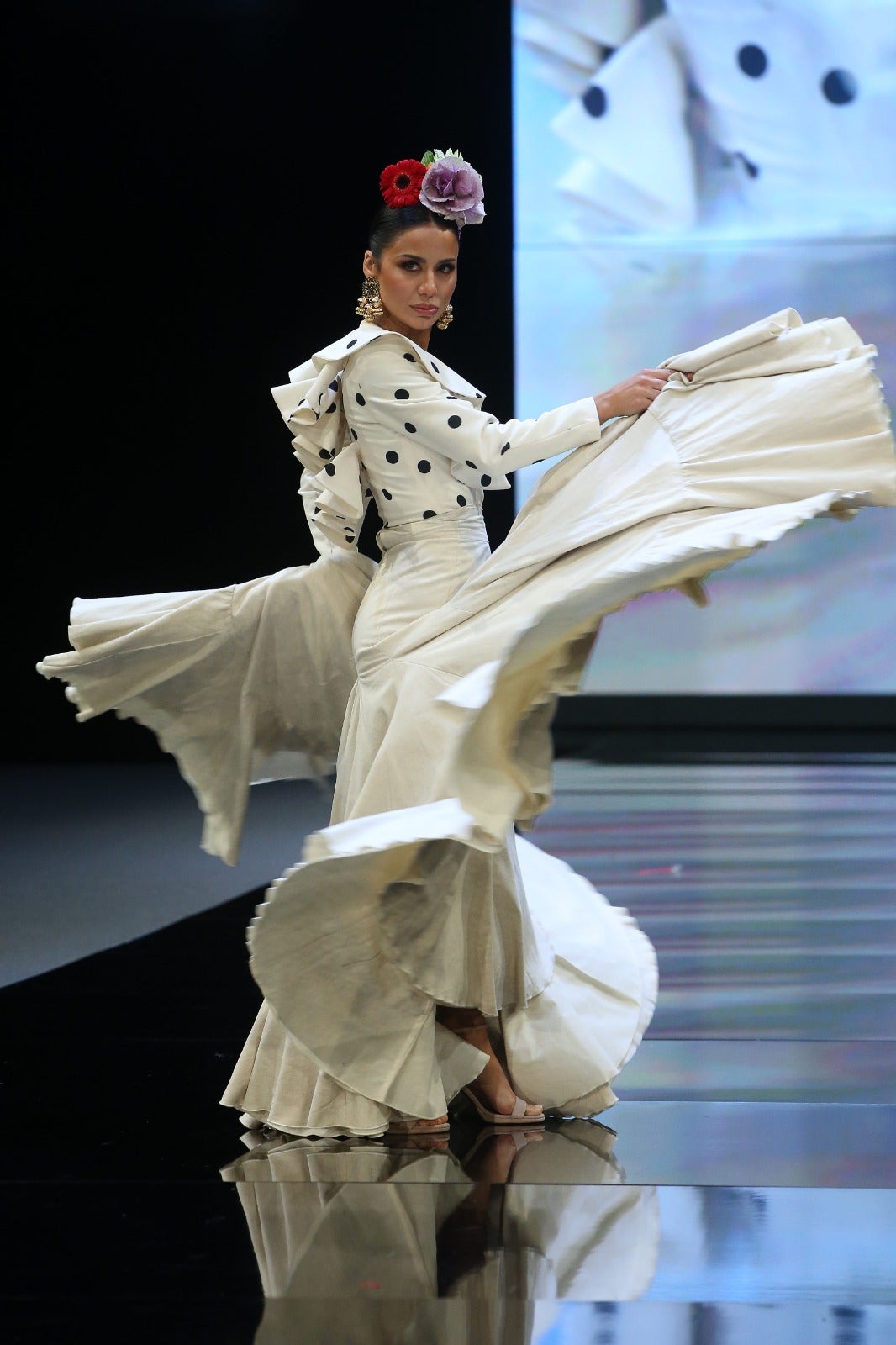 Detalle del desfile de Raquel Bollo