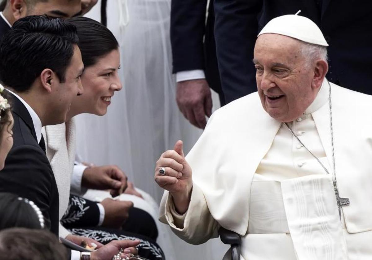 El Papa Francisco, en una audiencia general el año pasado
