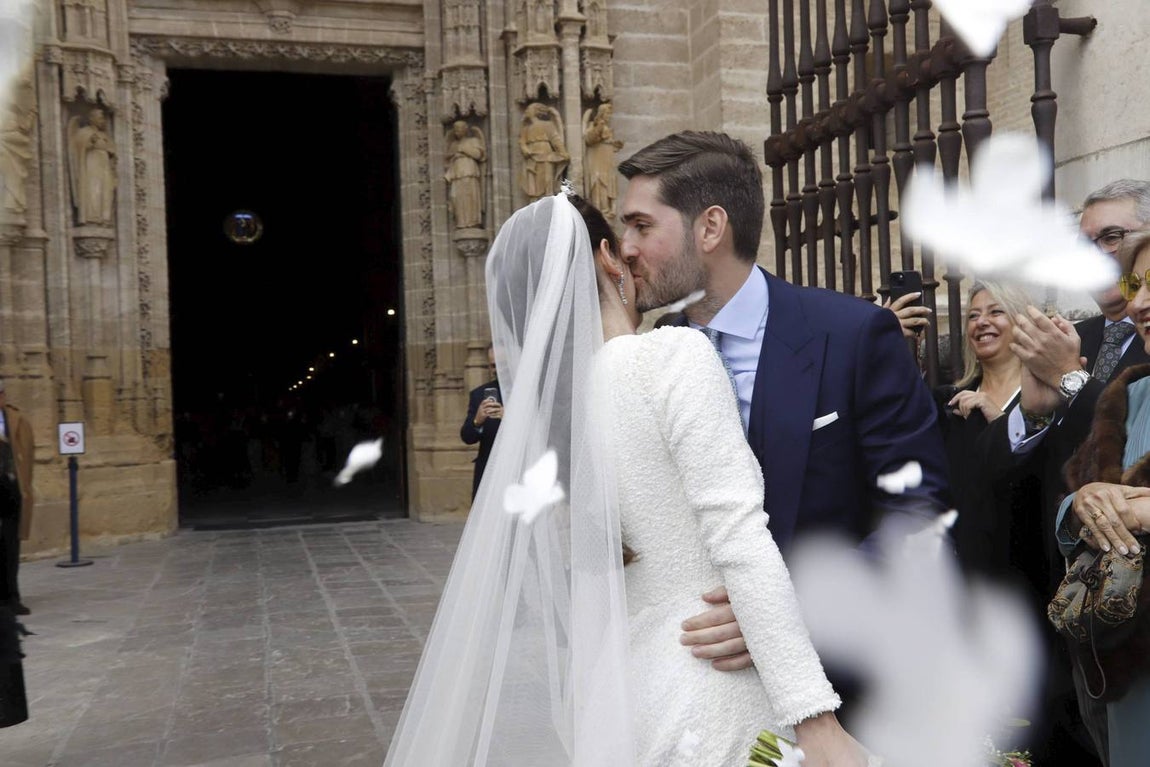 La boda de Magdalena González-Serna en Sevilla, en imágenes