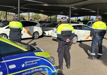 El taxi que «quebrantó» la orden de alejamiento del aeropuerto de Sevilla seguirá retenido en el depósito municipal