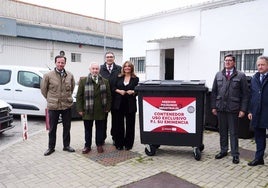 Lipasam inaugura la recogida de basura 'puerta a puerta' en el parque empresarial Su Eminencia en Sevilla