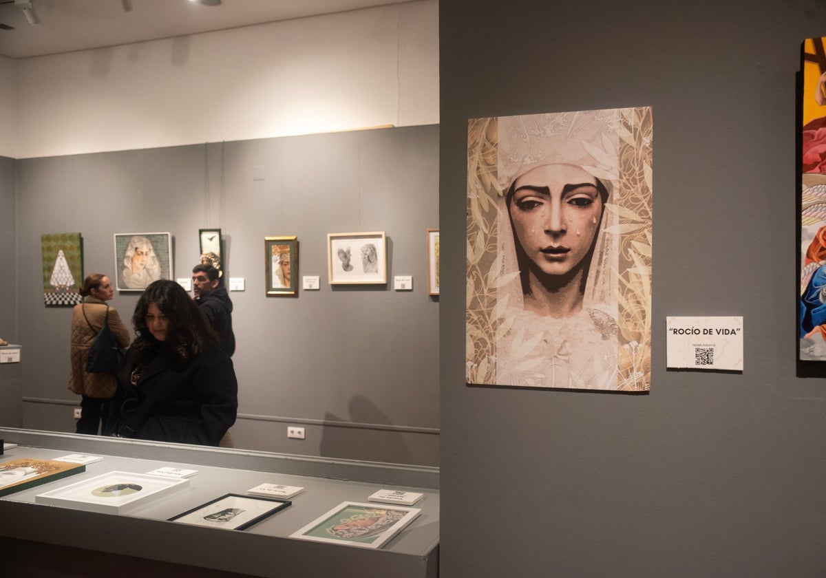 Exposición de la Virgen del Rocío en el Mercantil