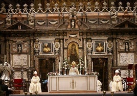 Imágenes de la misa en la Catedral por la salud del Papa Francisco