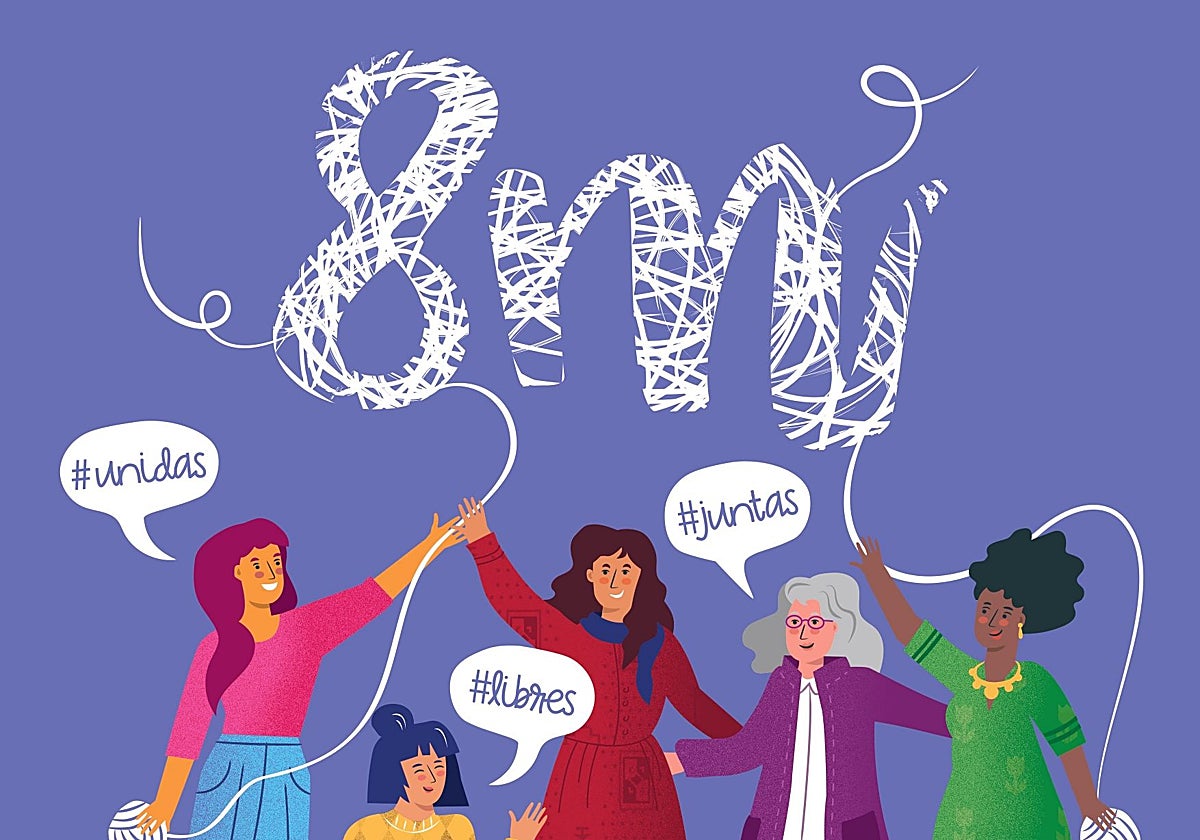 Cartel de la UPO anunciando las actividades para el 8M