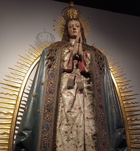 Imagen secundaria 1 - Las imágenes de Santo Domingo de Guzmán, la Inmaculada y San José con el Niño Jesús de Gregorio Fernández