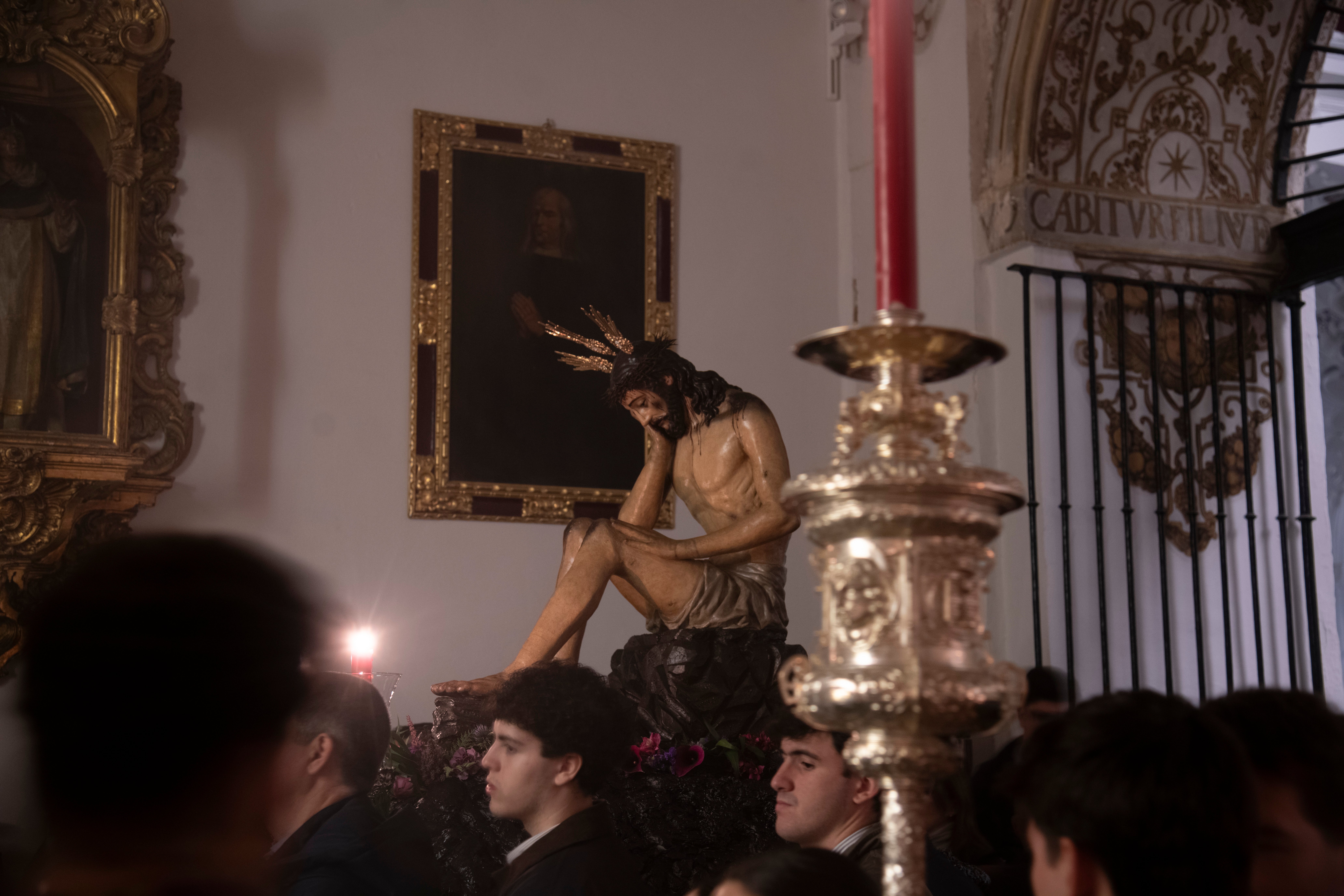 Las imágenes delvía crucis del Señor de la Humildad y Paciencia