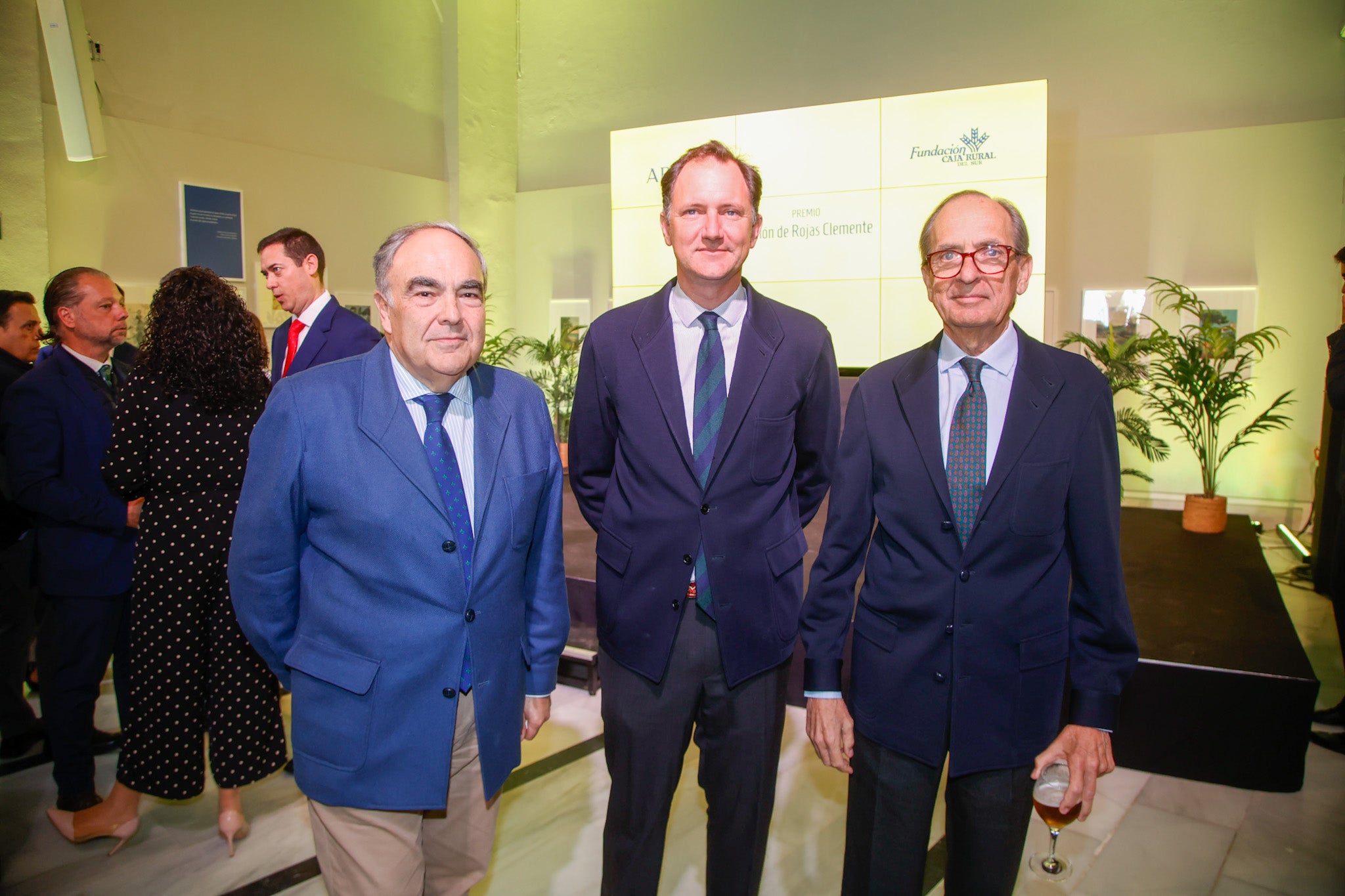 Antonio Luque, José Luis Pablo-Romero y José Luis Pablo-Romero