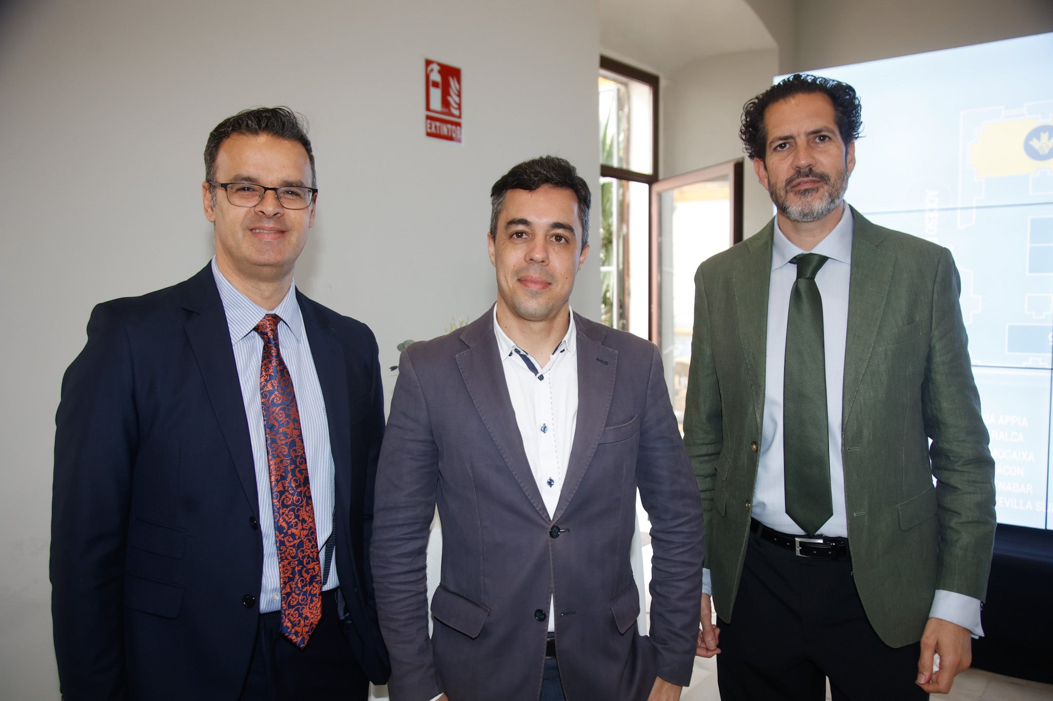 David Estacio, Roberto Chabrera y Jaime Alvarez