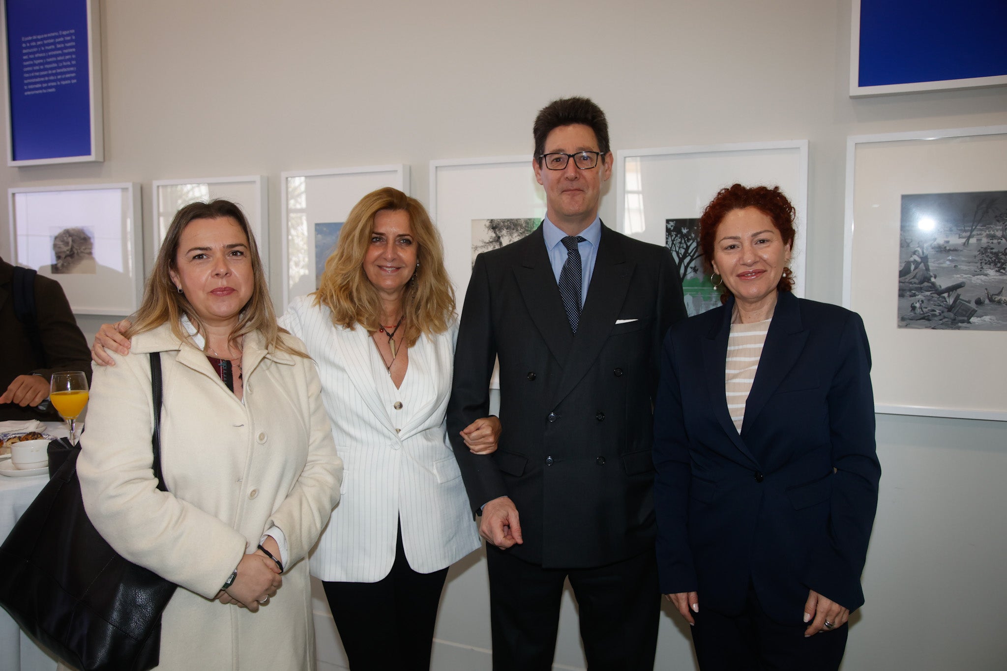 Elisabeth Martínez, Maria Belén Bernal, Luis Martel y Ana Moreno