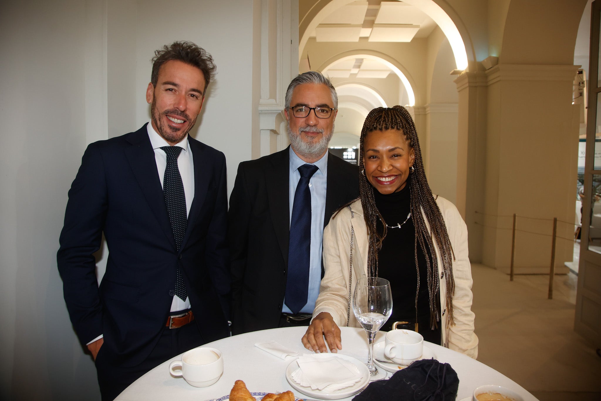 Carlos Pareja, Jorge Brañas y Mariely Tarra