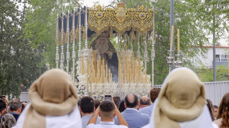 La Virgen de los Dolores de Torreblanca, el pasado Sábado de Pasión