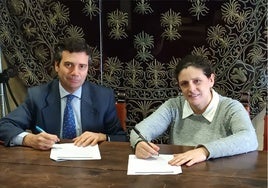 Sucesores de Elena Caro restaurarán los faldones del palio del Valle