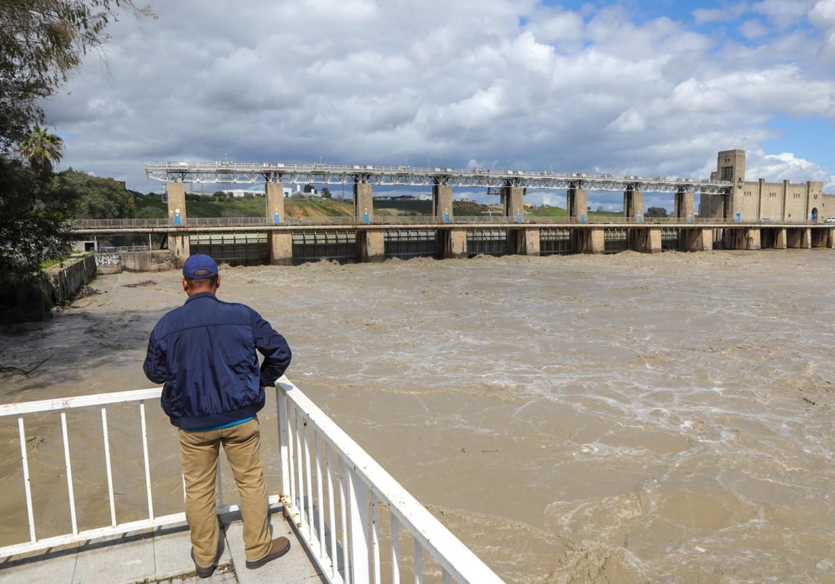 El embalse de Alcalá del Río tras las últimas lluvias