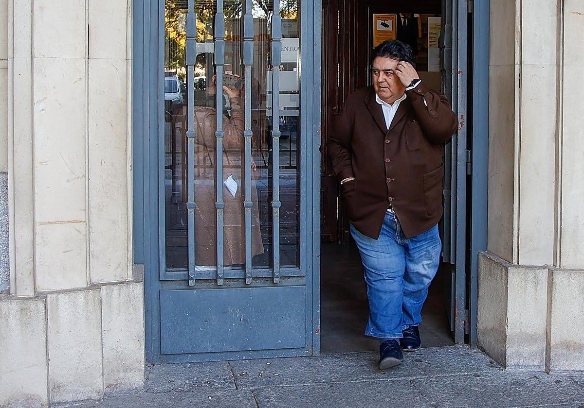 Rafael Moreno en la Audiencia de Sevilla este lunes