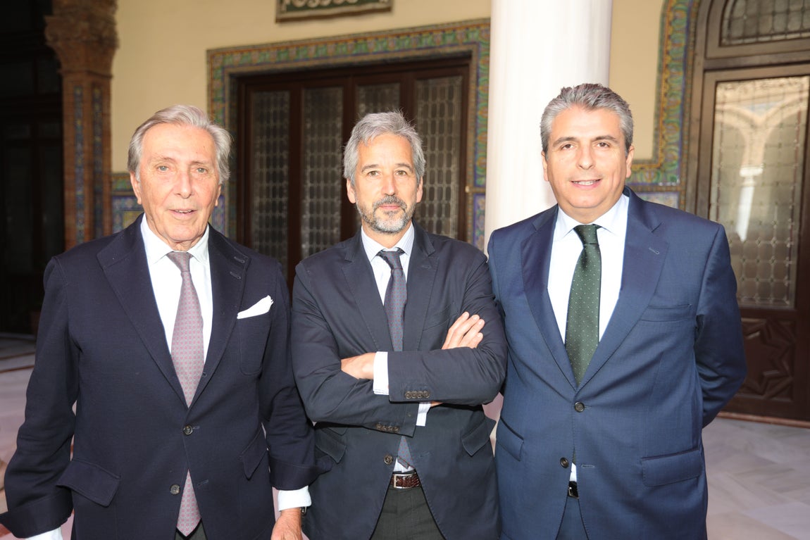 Luis Valdenebro, Esteban Roche y Antonio Garcia-Preciados