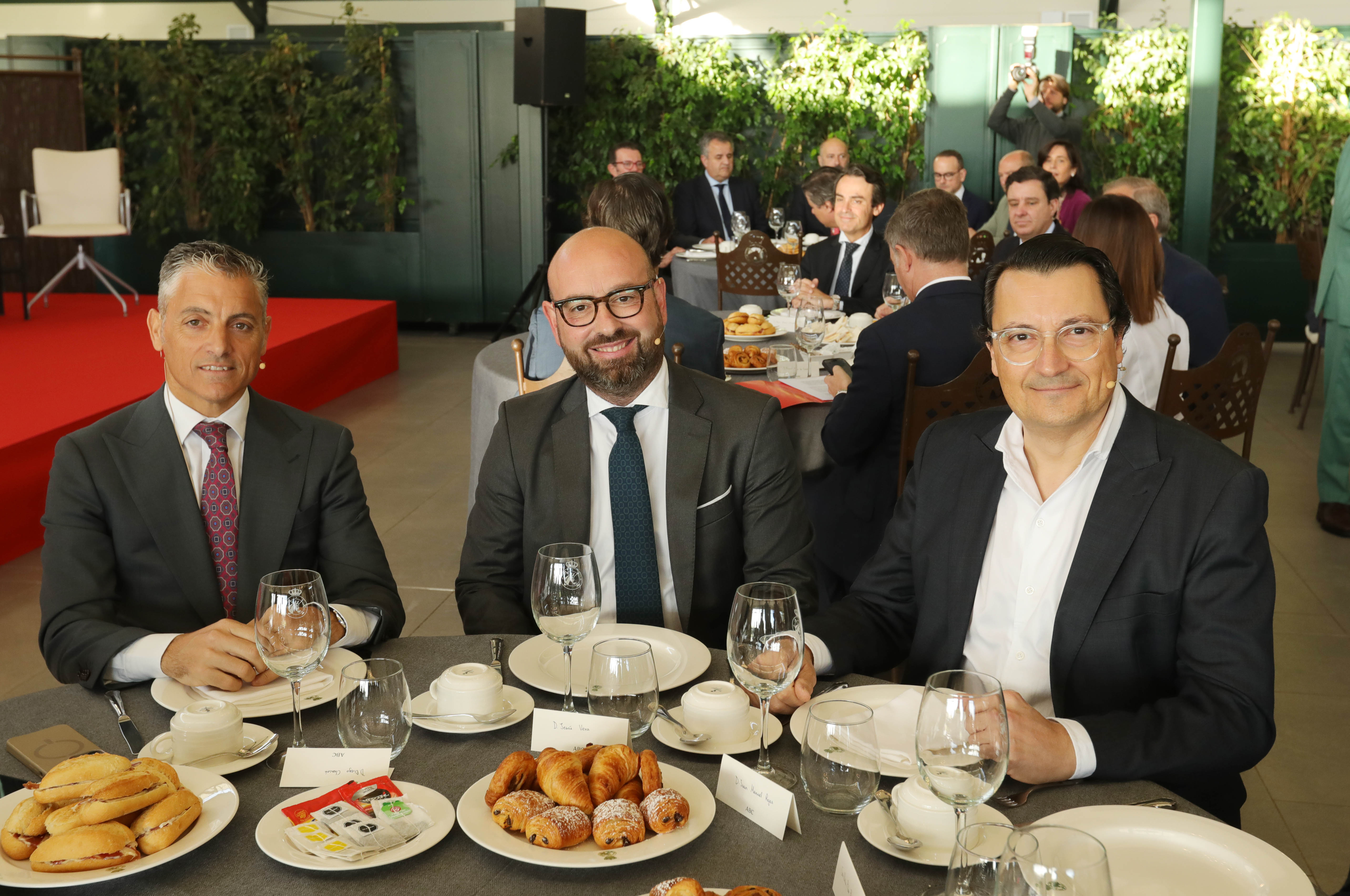 Diego Chacón, Jesús Vera y Juan Manuel Rojas