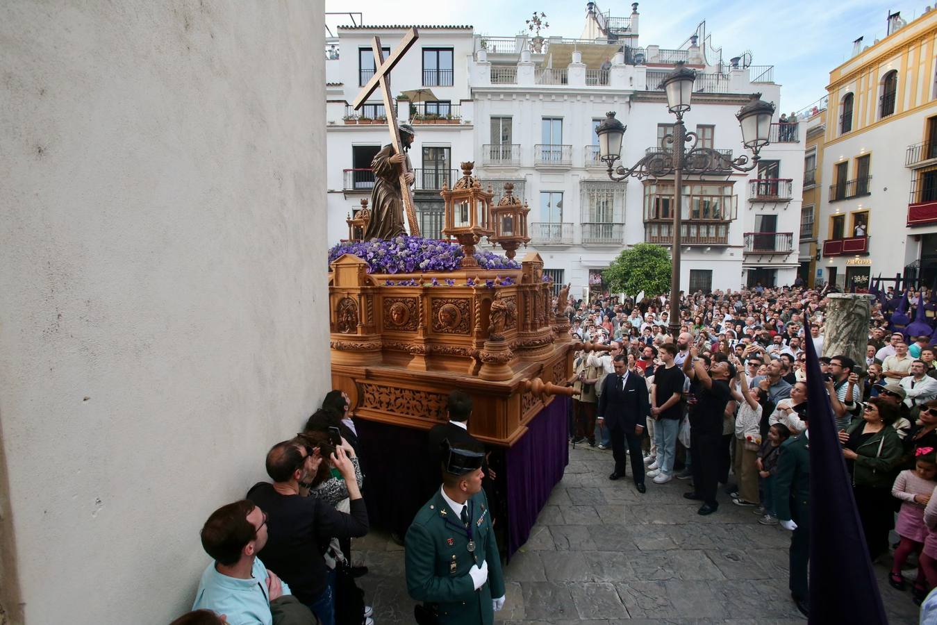 La hermandad del Cristo de la Corona este Viernes de Dolores