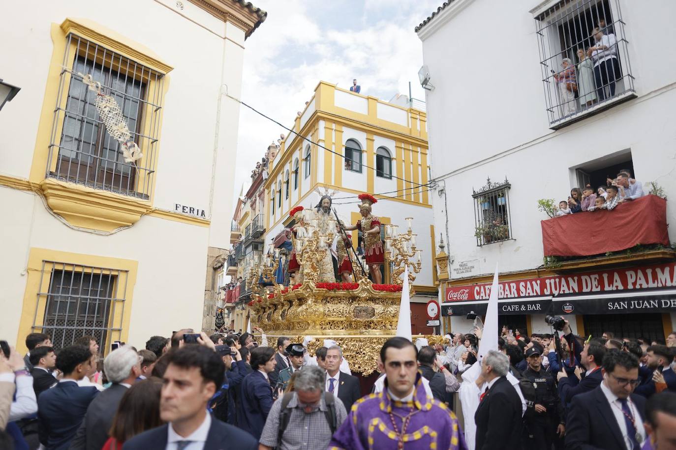 Estación de penitencia de la hermandad de la Amargura este Domingo de Ramos