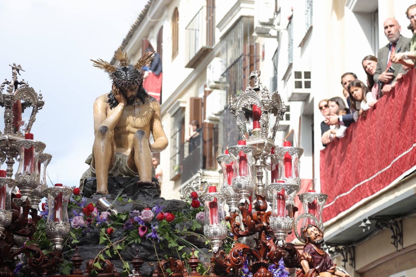 La hermandad de la Cena realiza su estación de penitencia este Domingo de Ramos
