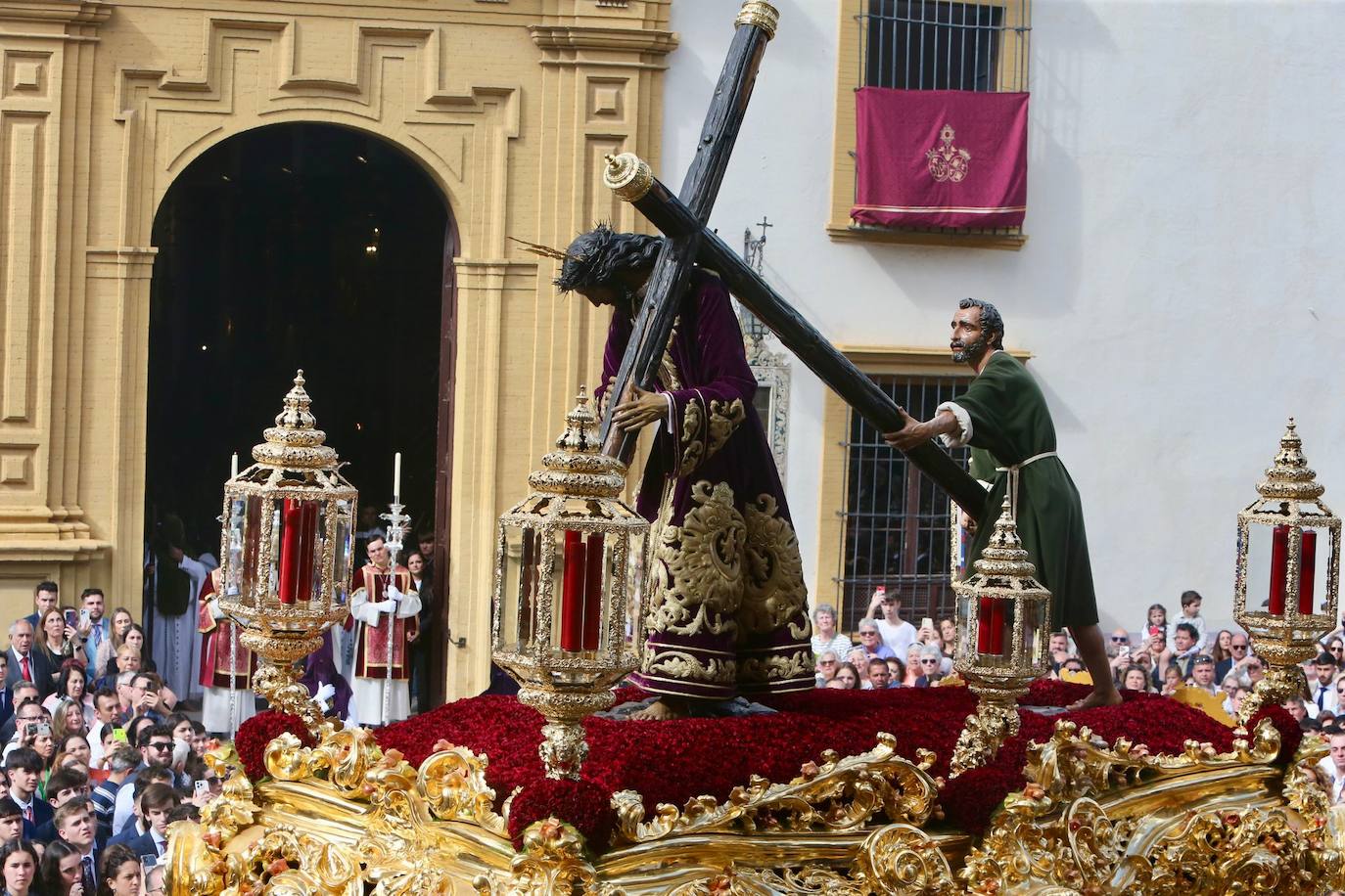 El Señor de la Penas y la Virgen de Gracia y Esperanza este Domingo de Ramos