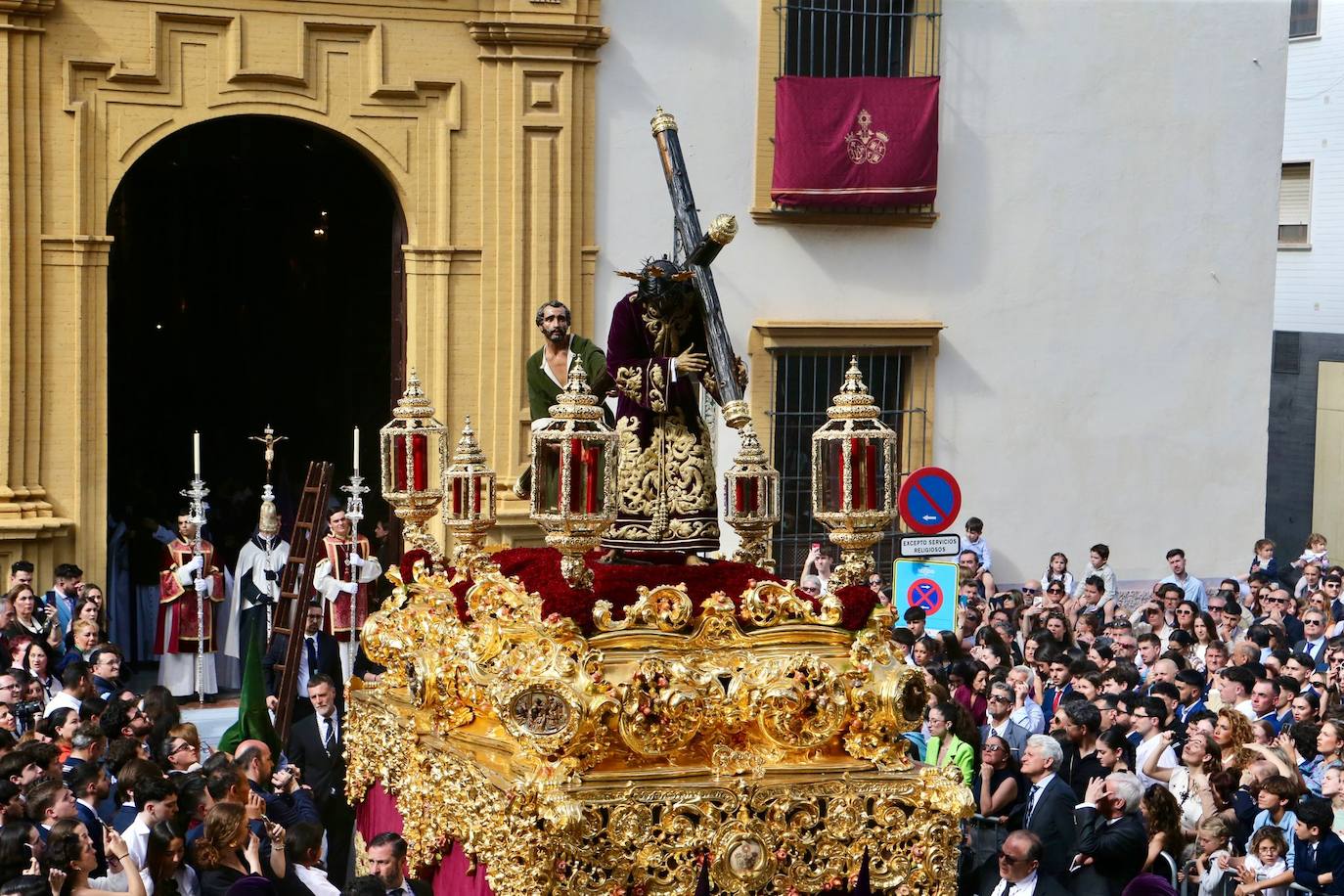 El Señor de la Penas y la Virgen de Gracia y Esperanza este Domingo de Ramos