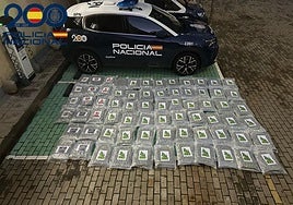 Interceptan en Écija a un camión de Los Palacios cargado de marihuana para el norte de Europa