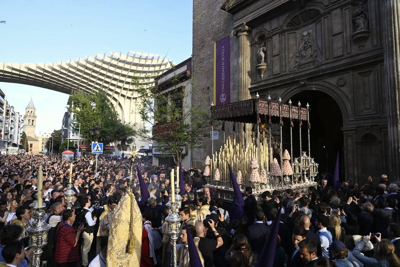 Estación de penitencia de la Hermandad del Valle