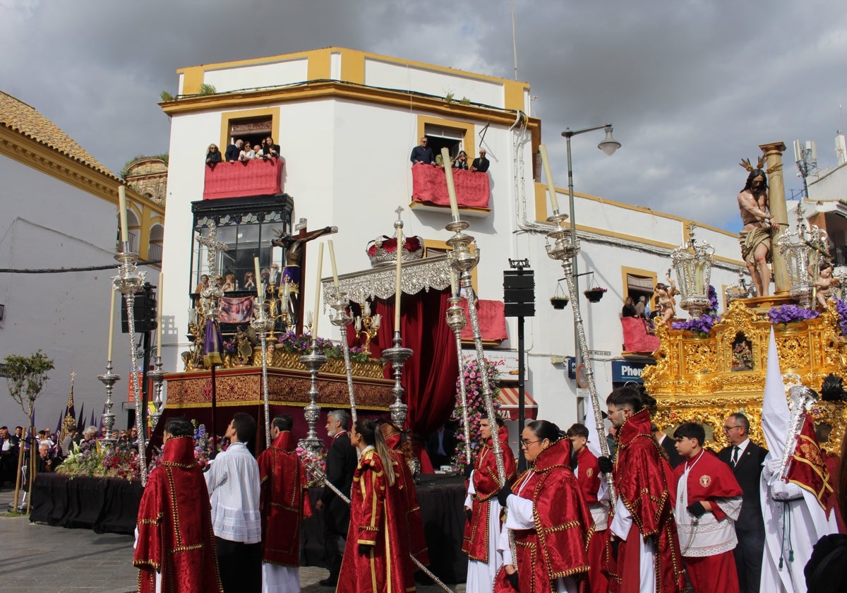 Una de las estampas históricas que dejó el Santo Entierro de Utrera