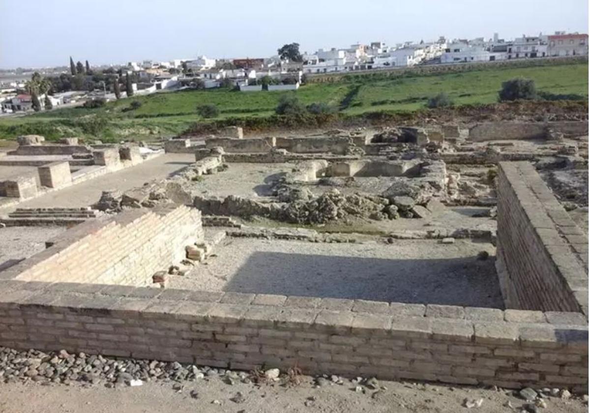 La domus de Cañada Honda de Itálica con su 'stibadium' en el centro