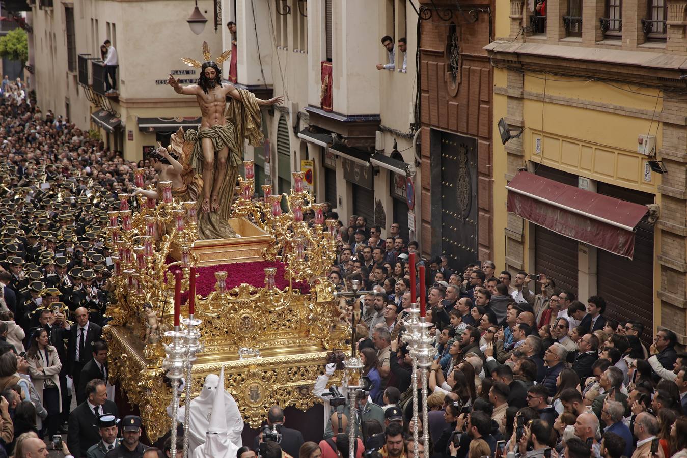 El Señor de la Resurrección y la Virgen de la aurora, este Domingo de Resurrección en Sevilla
