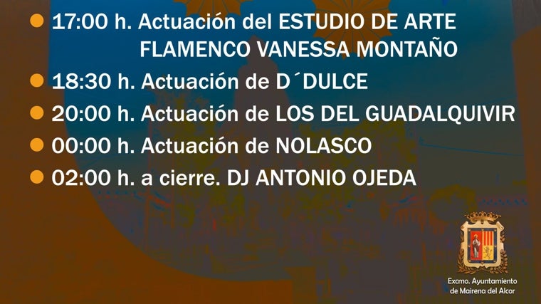 Feria de Mairena del Alcor 2025: fechas, programación y autobuses gratis
