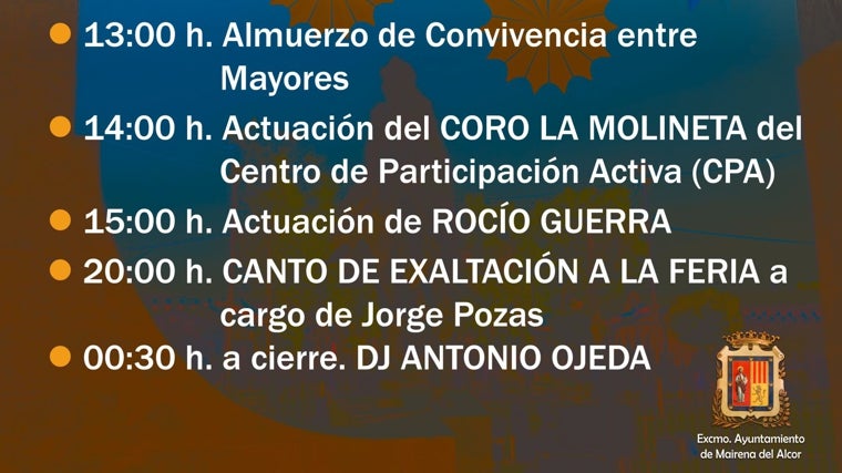 Feria de Mairena del Alcor 2025: fechas, programación y autobuses gratis