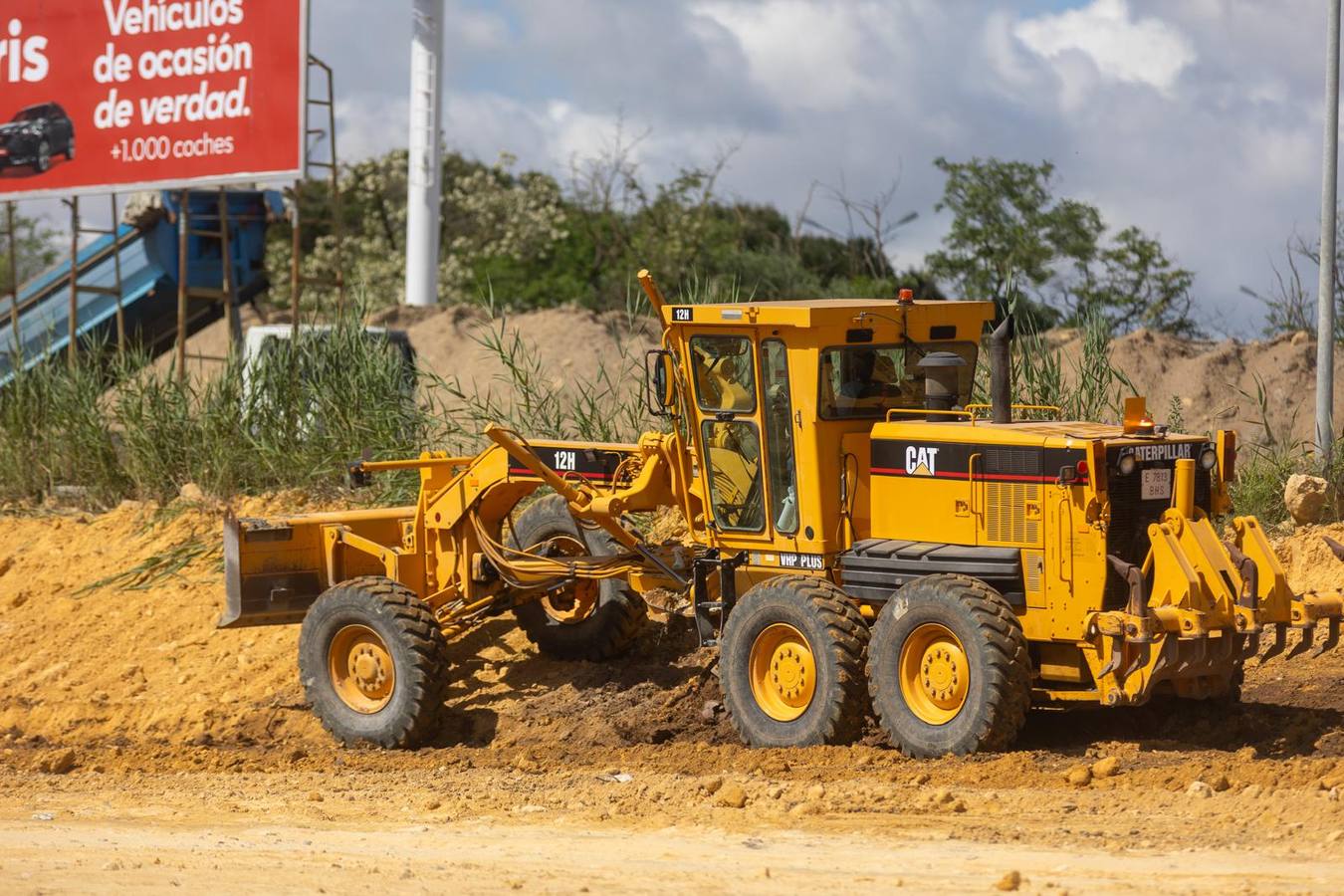 La actividad no para en las inmediaciones del Estadio de la Cartuja