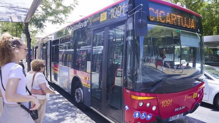 Bus C1 of the Island of the Cartuja