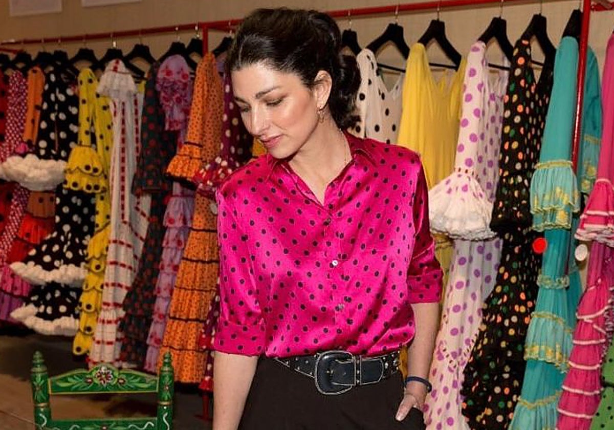 La diseñadora de moda flamenca Rocío Peralta