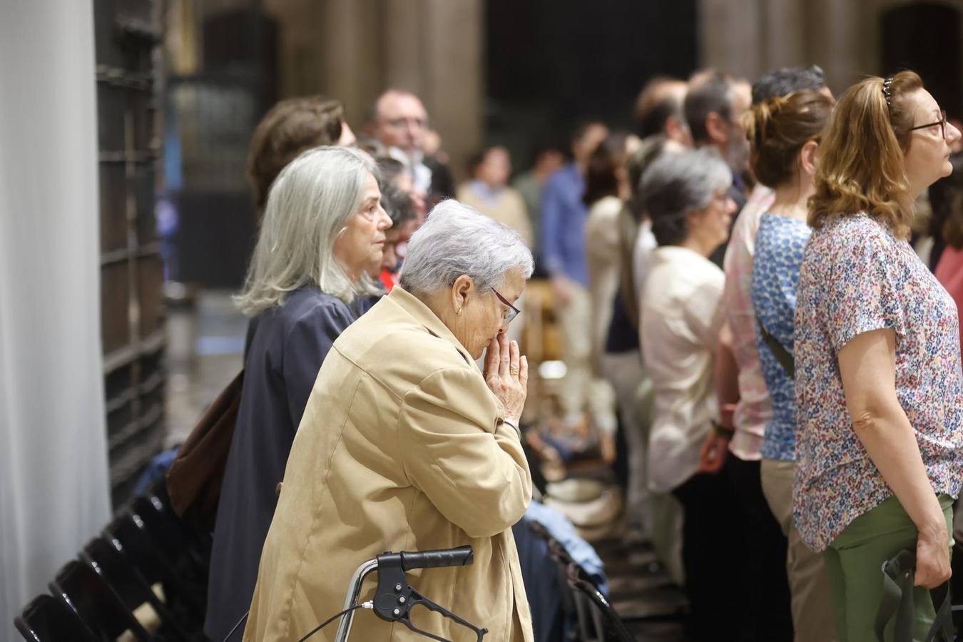 La misa por el Papa Francisco se ha celebrado en el Trascoro de la Catedral de Sevilla