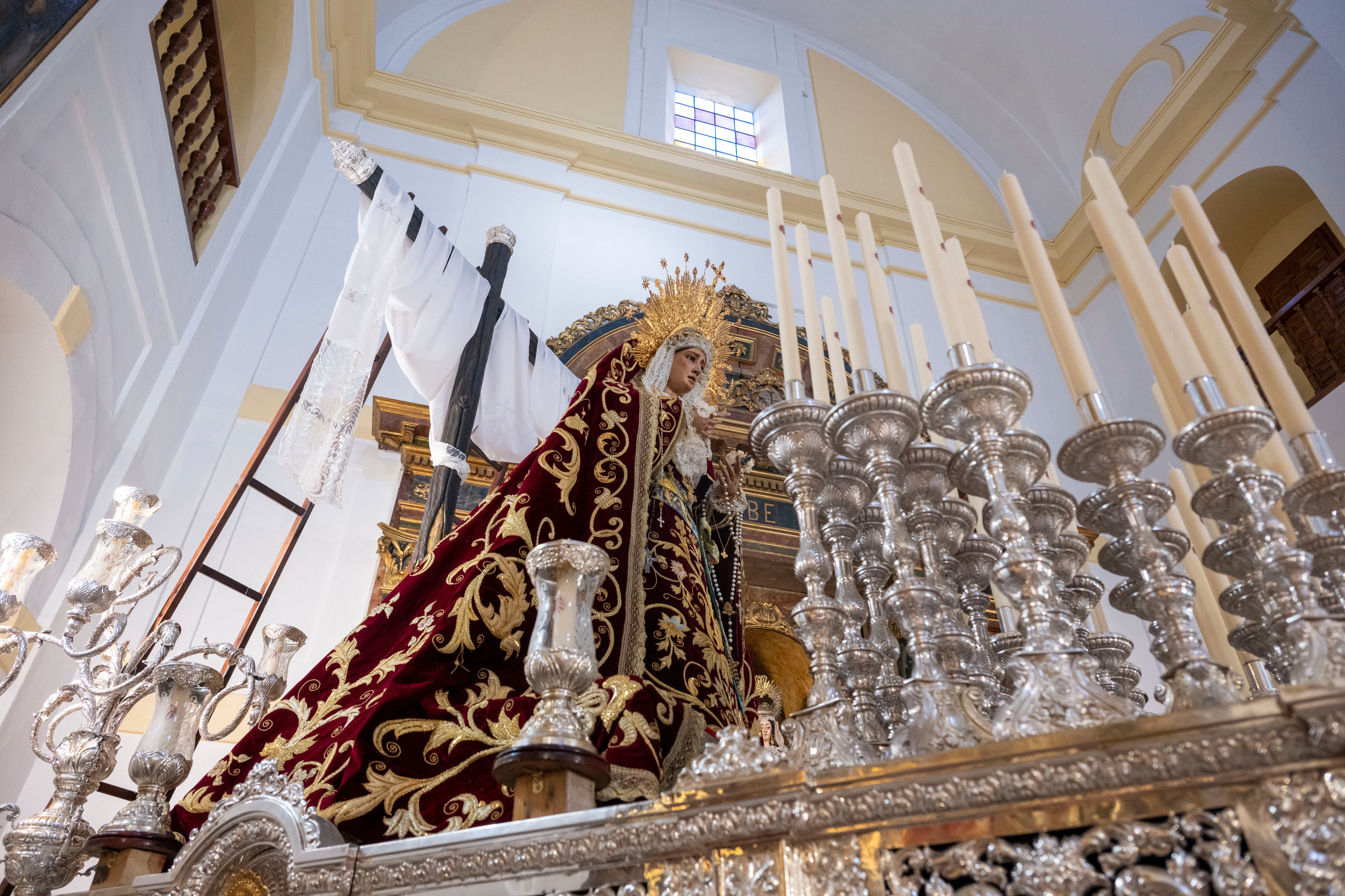 Las imágenes de la Virgen de los Desamparados de Alcosa en San Antonio de Padua