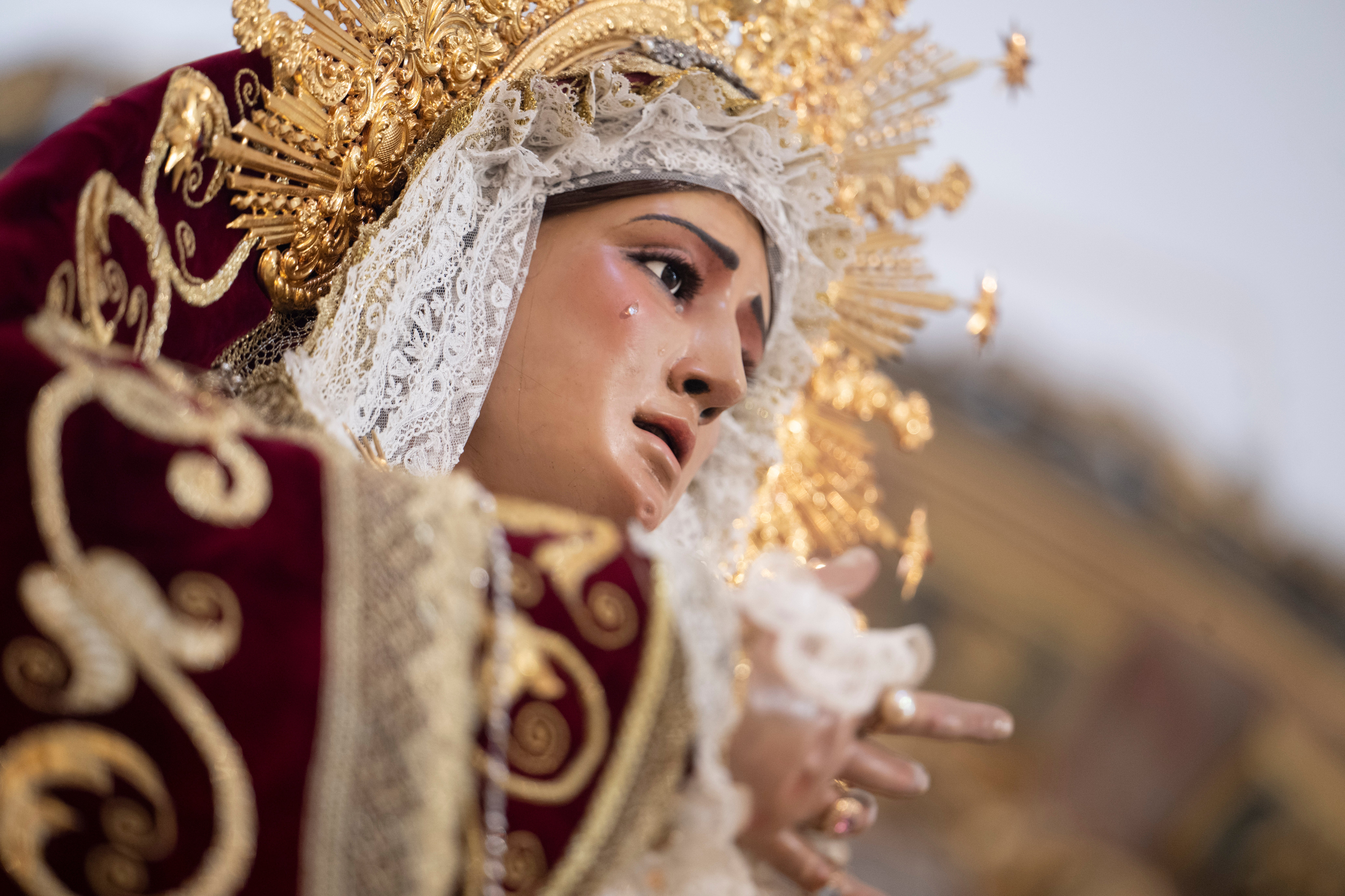 Las imágenes de la Virgen de los Desamparados de Alcosa en San Antonio de Padua