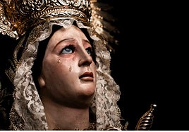 La Virgen de los Remedios de las Siete Palabras, retirada del culto para ser restaurada