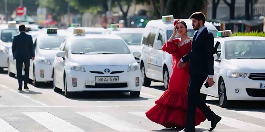Dónde estarán las paradas de taxi en la Feria de Sevilla 2025
