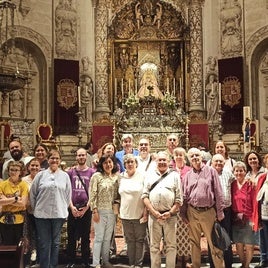 Algunos de los asistentes a la misa en la Capilla Real