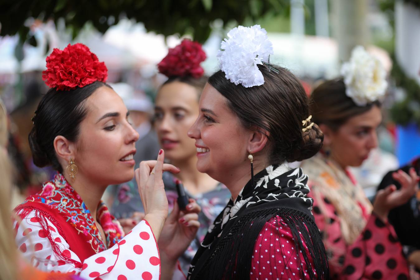 Ambiente en el Real el martes de Feria