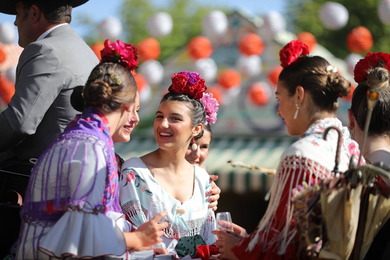 Ambiente en el Real el martes de Feria