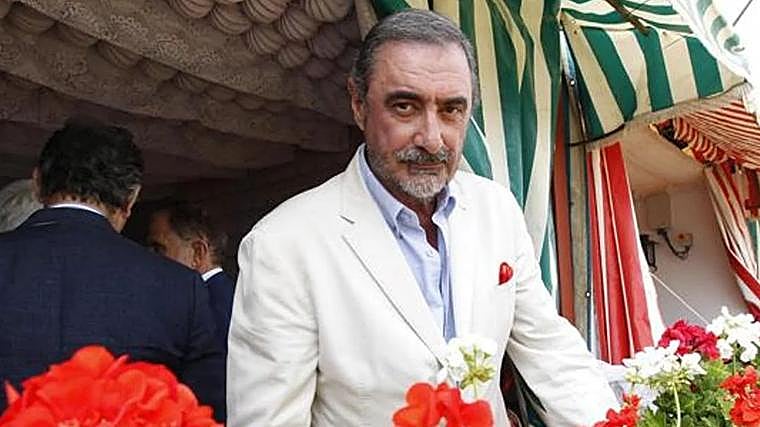 Carlos Herrera durante la Feria de Abril 2019