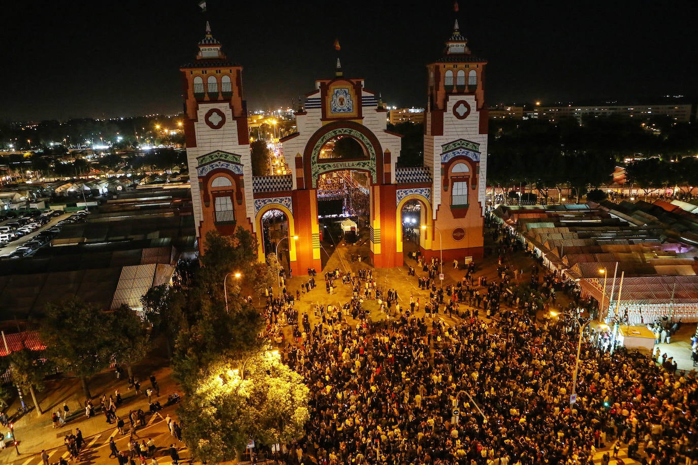 Alumbrado de la Feria de Sevilla 2025