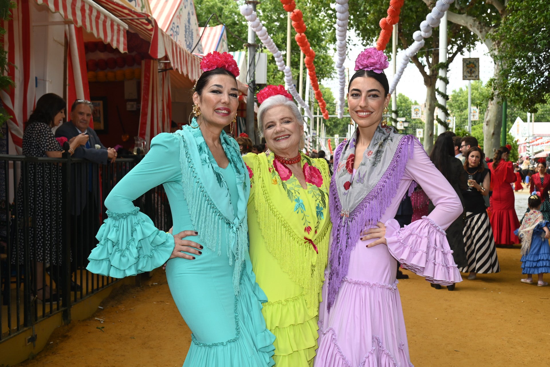 Raquel Revuelta, Pilar Vera y Claudia Jiménez